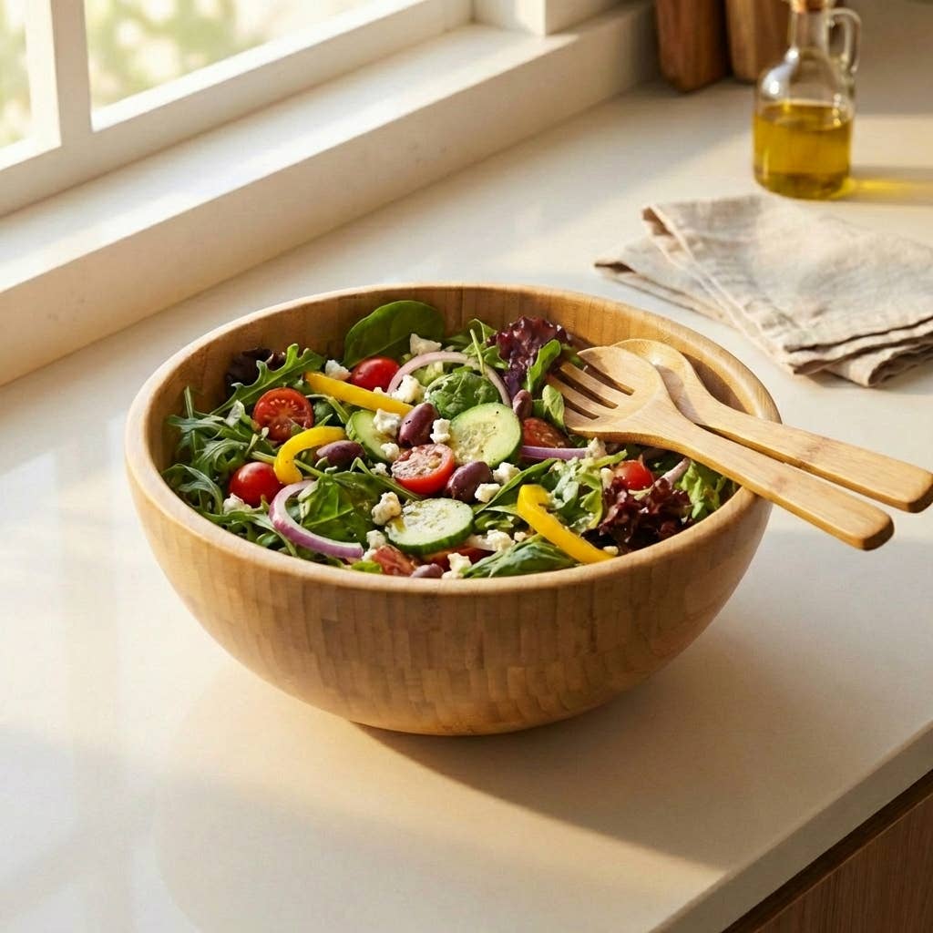 Bamboo Serving Bowl : Large