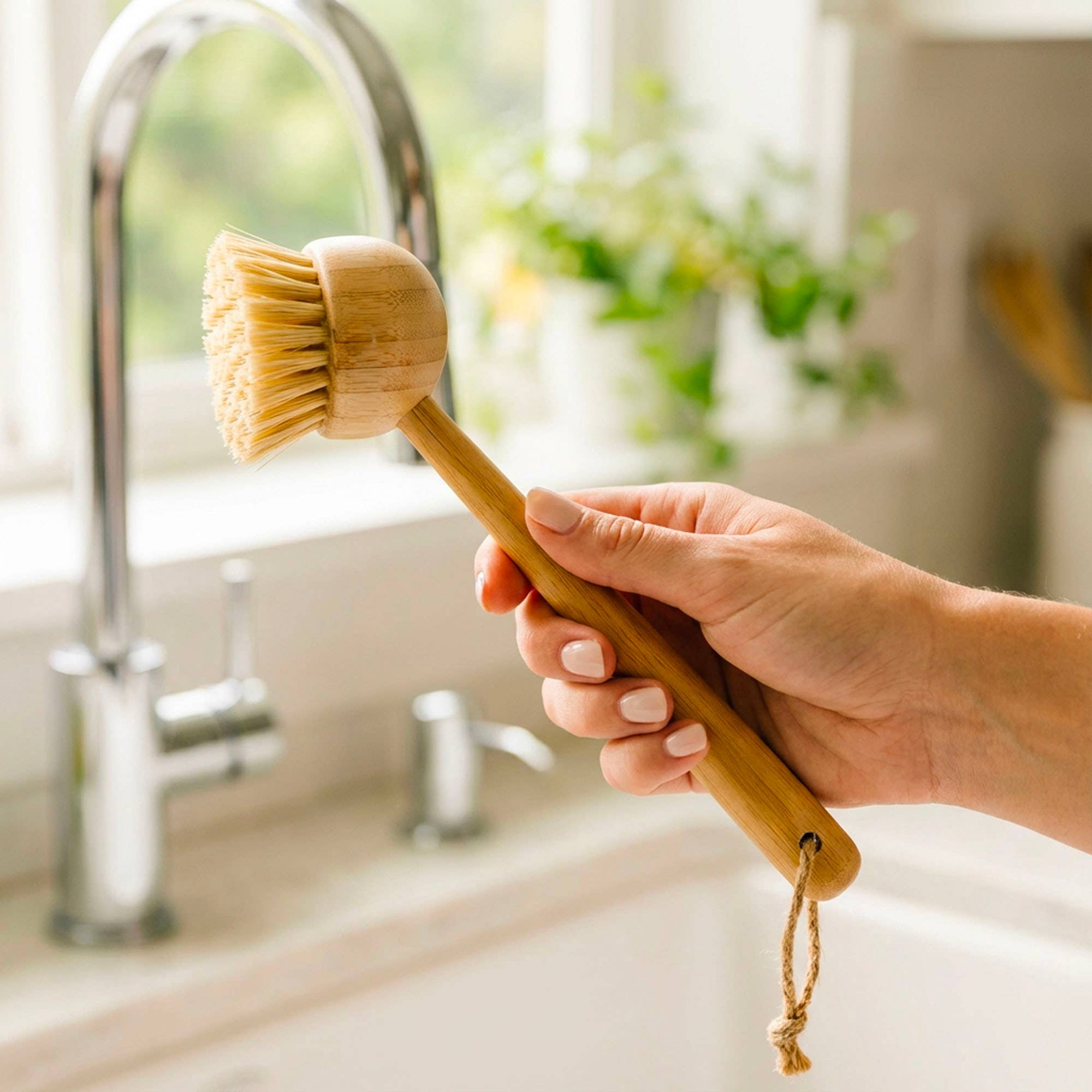 Bamboo Kitchen Dish Scrubber | Summer Bestseller