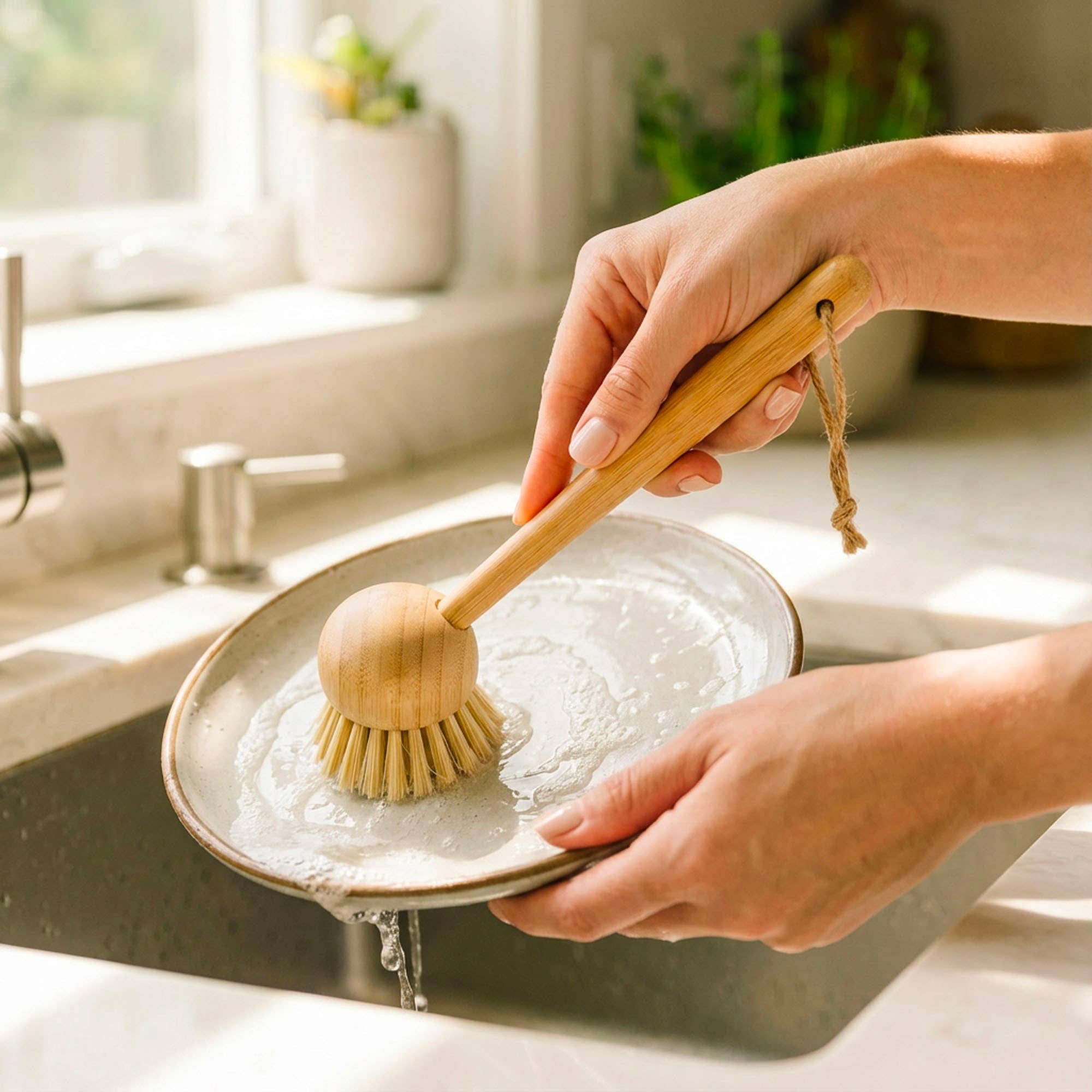 Bamboo Kitchen Dish Scrubber | Summer Bestseller