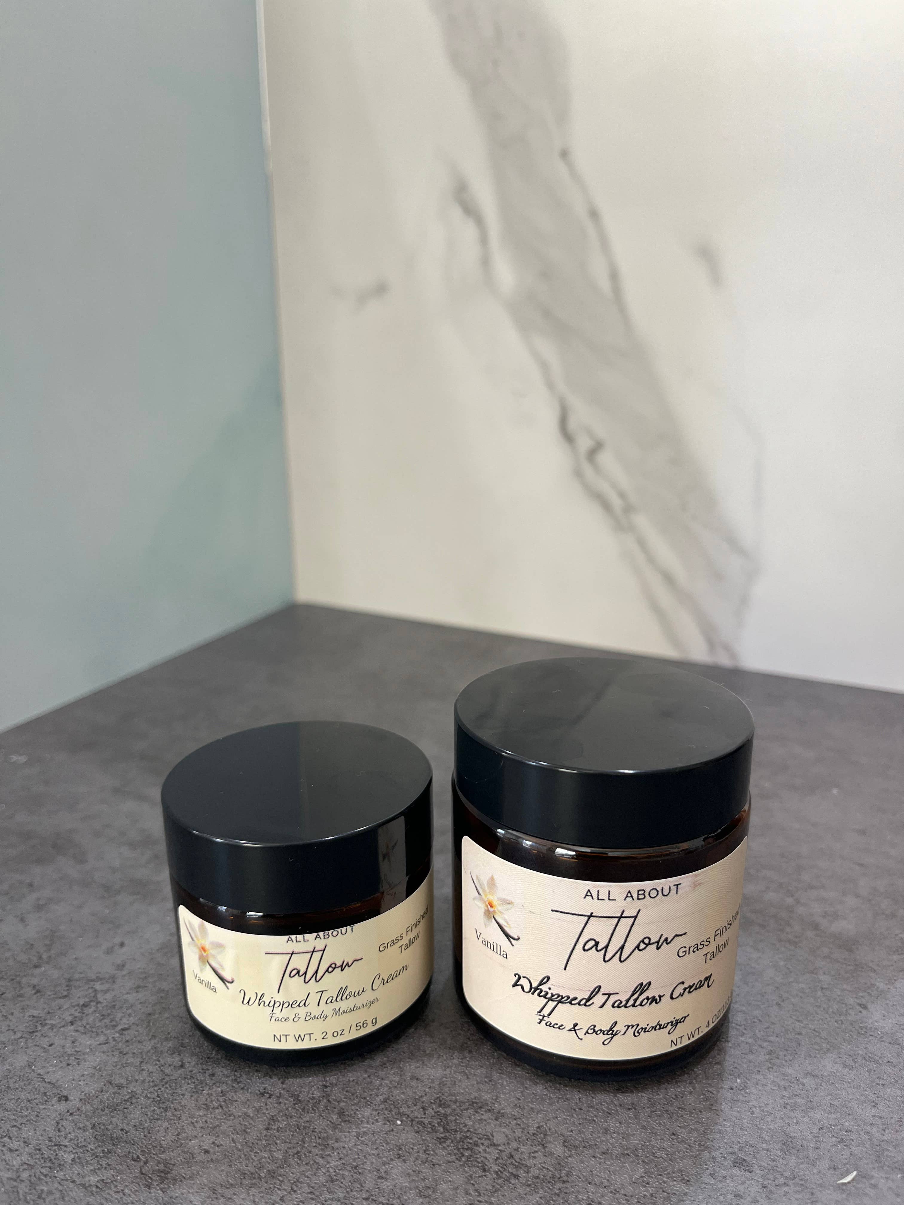 Whipped Tallow Cream - Face & Body Moisturizer: Lavender / 4 oz