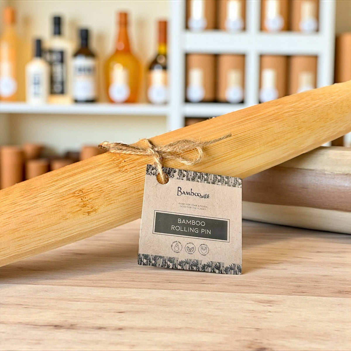 Large Bamboo Rolling Pin | Kitchen Bestseller