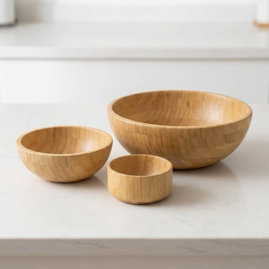 Bamboo Serving Bowl Mini
