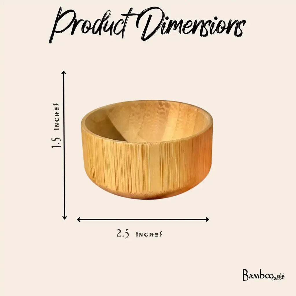 Bamboo Serving Bowl Mini