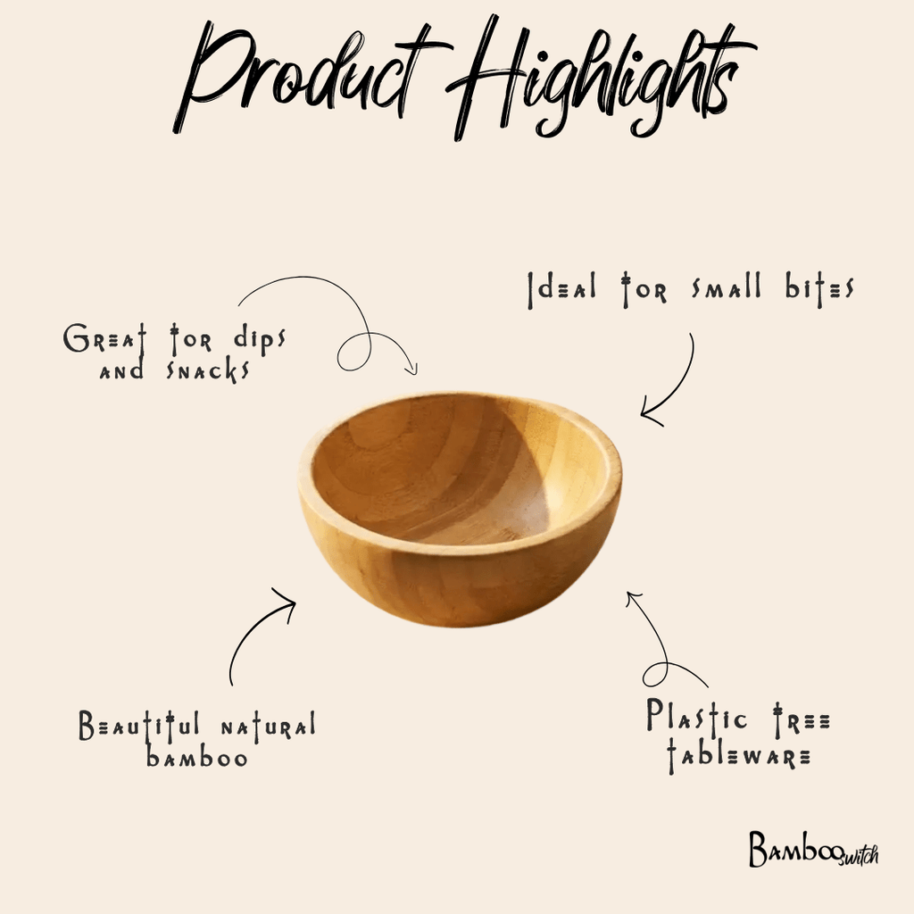 Bamboo Serving Bowl : Small