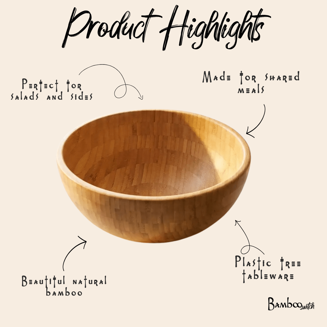 Bamboo Serving Bowl : Small