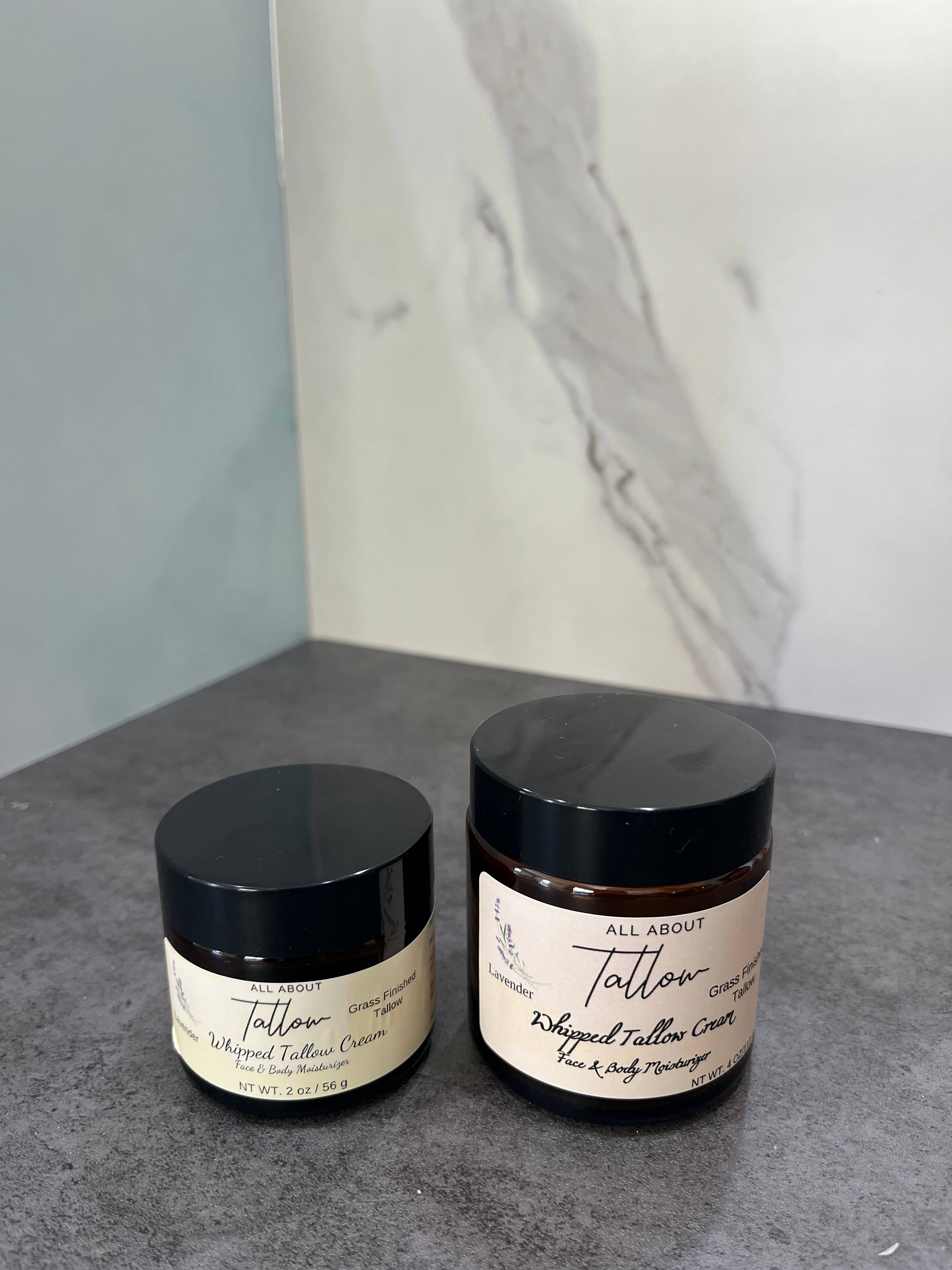Whipped Tallow Cream - Face & Body Moisturizer: Eucalyptus / 4 oz
