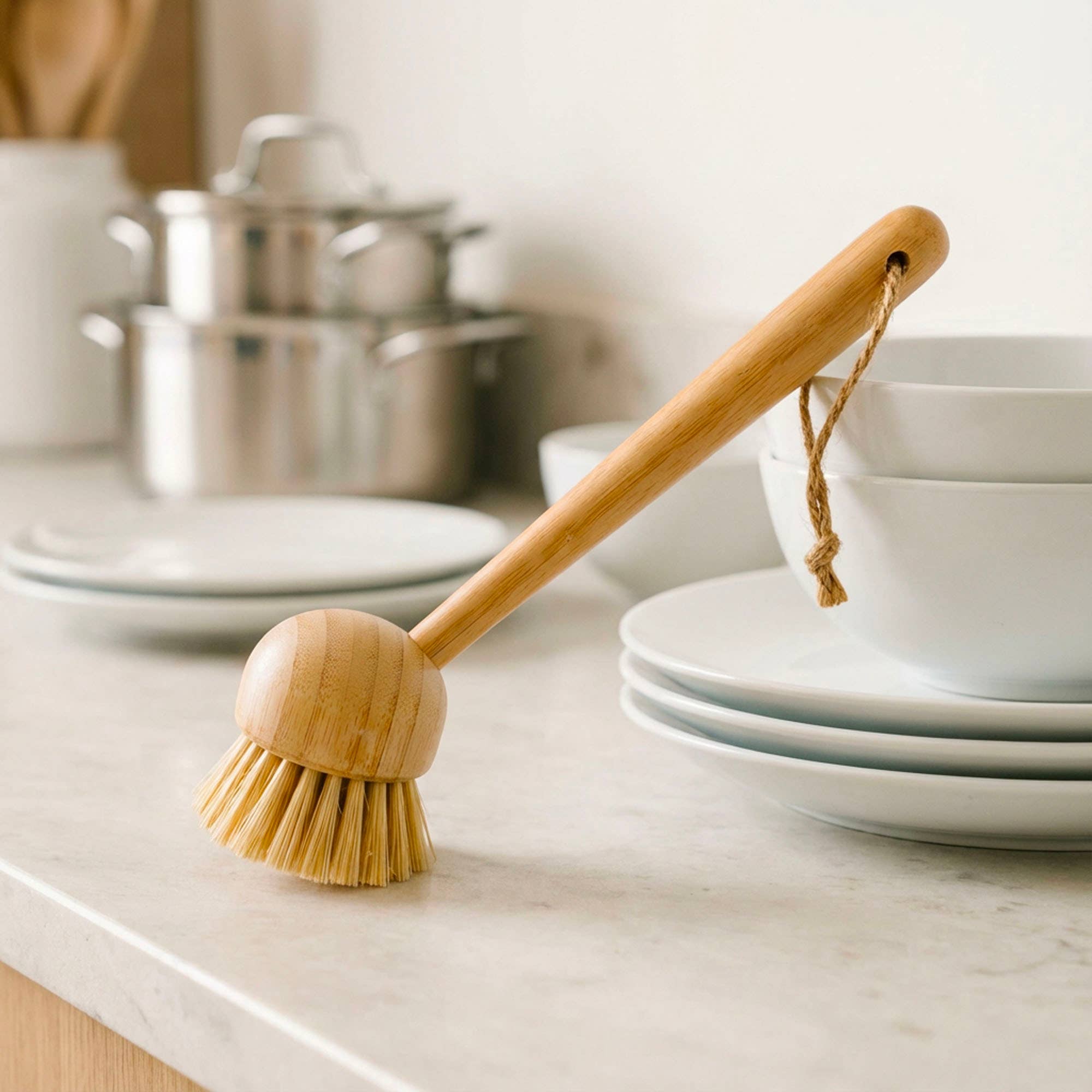 Bamboo Kitchen Dish Scrubber | Summer Bestseller